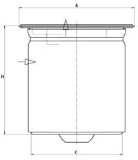 MANN-FILTER LE 14 006 Filtras, suspausto oro įranga