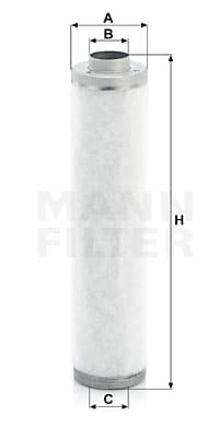 MANN-FILTER LE 9016 Filtras, suspausto oro įranga