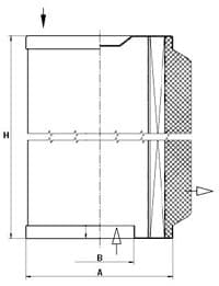 MANN-FILTER LE 10 002 Filtras, suspausto oro įranga