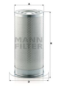 MANN-FILTER LE 44 002 Filtras, suspausto oro įranga