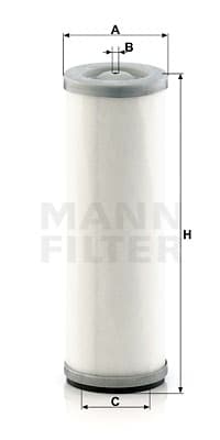 MANN-FILTER Filtras, suspausto oro įranga
