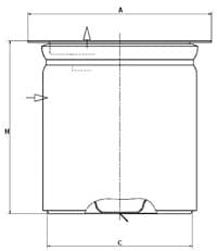 MANN-FILTER LE 17 006 Filtras, suspausto oro įranga