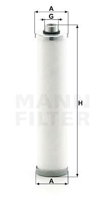 MANN-FILTER LE 9012 Filtras, suspausto oro įranga