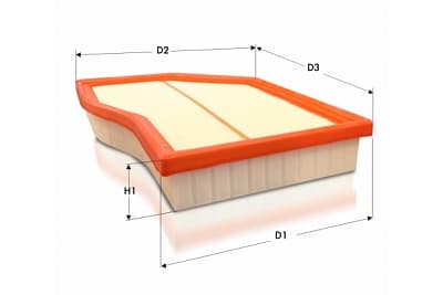 Oro filtras — TECNECO FILTERS AR1648PM