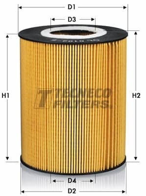 TECNECO FILTERS OL0102E Alyvos filtras