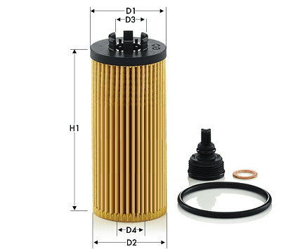 TECNECO FILTERS OL2164E Alyvos filtras