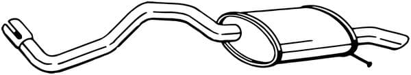 Galinis duslintuvas — BOSAL 200-097
