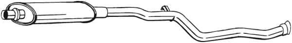 Vidurinis duslintuvas — BOSAL 281-007