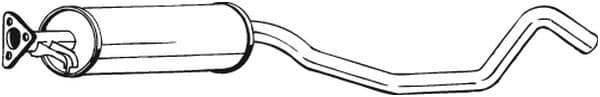 BOSAL 281-145 Vidurinis duslintuvas