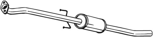 BOSAL 282-903 Vidurinis duslintuvas