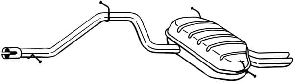 Galinis duslintuvas — BOSAL 284-635