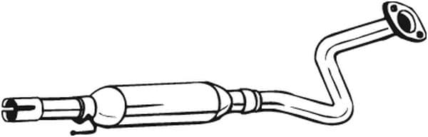 BOSAL 285-449 Vidurinis duslintuvas