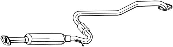 Vidurinis duslintuvas — BOSAL 286-133