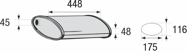 BOSAL 248-061 Universalus vidurinis duslintuvas