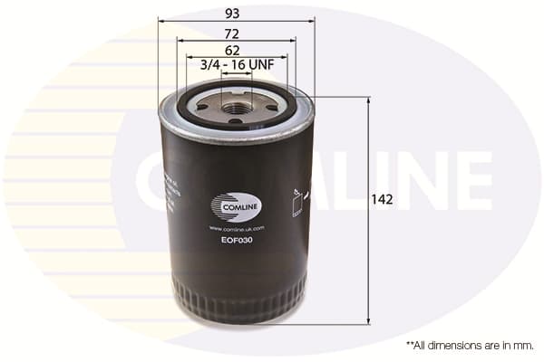 Alyvos filtras — COMLINE EOF030
