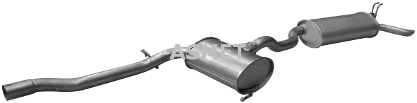 ASMET 16.025 Galinis duslintuvas