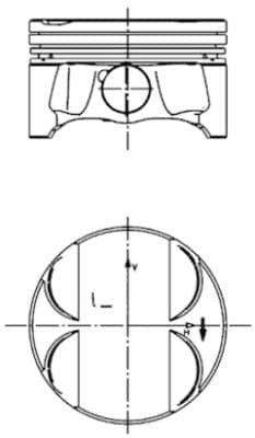 KOLBENSCHMIDT 40085600 Stūmoklis
