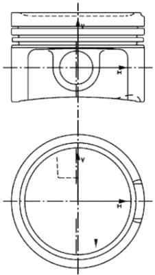 KOLBENSCHMIDT 40434600 Stūmoklis