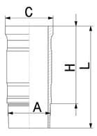 Cilindro įvorė — KOLBENSCHMIDT 89893110