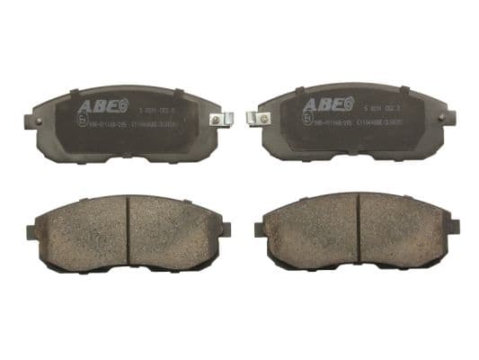 Stabdžių kaladėlių komplektas — ABE C11044ABE