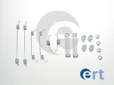 Būgninių stabdžių kaladėlių priedų komplektas — ERT 310066