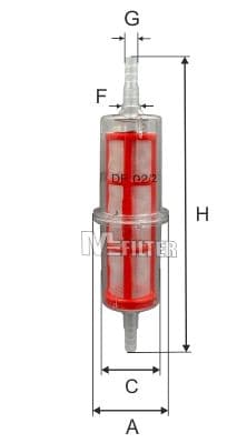 MFILTER DF 02/2 Kuro filtras