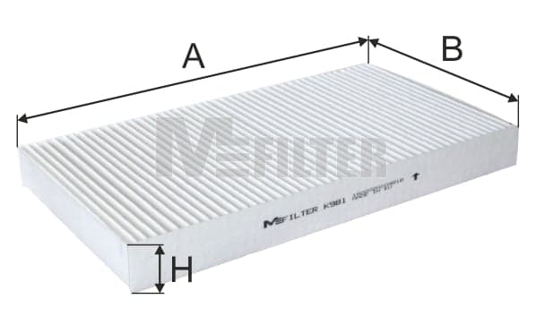 Salono filtras — MFILTER K 981