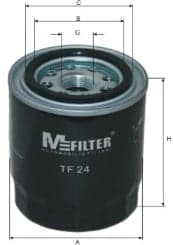 MFILTER TF 24 Alyvos filtras
