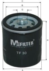 Alyvos filtras — MFILTER TF 30