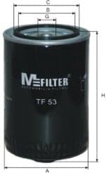MFILTER TF 53 Alyvos filtras
