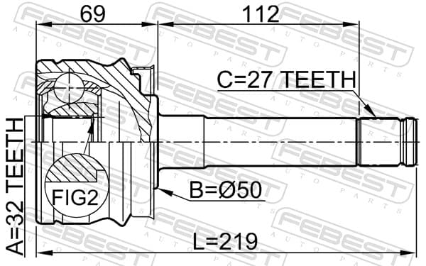 Joint set, drive shaft image