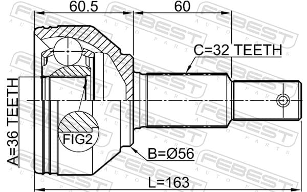 Joint set, drive shaft image