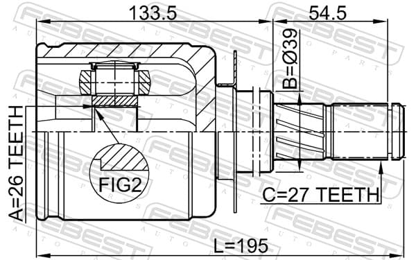 Joint set, drive shaft image