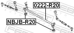 Tie rod axle joint image