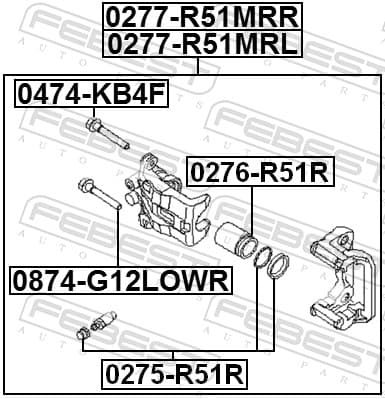 piston, brake calliper image