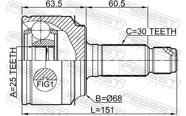 Joint set, drive shaft image