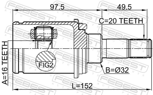 Joint set, drive shaft image