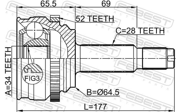 Joint set, drive shaft image