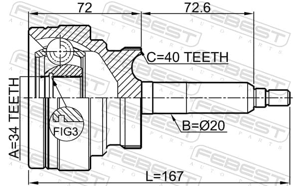 Joint set, drive shaft image