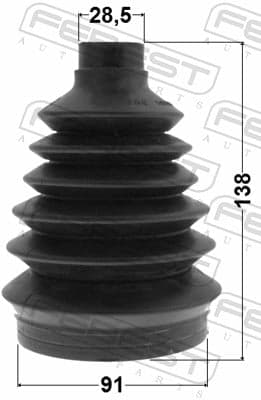 Drive shaft bellow kit image