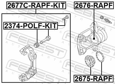 piston, brake calliper image