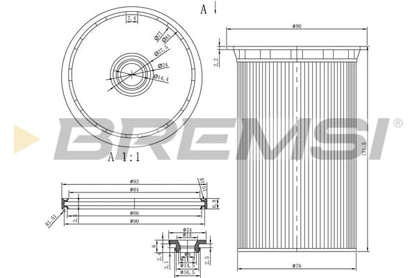 BREMSI FE0341