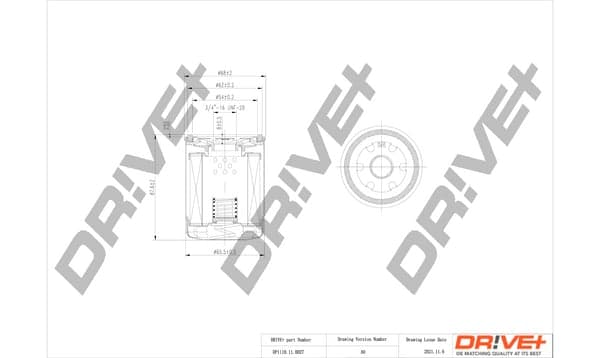 Alyvos filtras — Dr!ve+ DP1110.11.0027