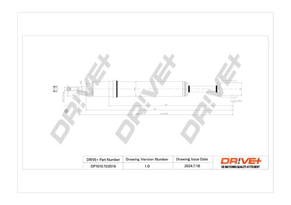 Amortizatorius — Dr!ve+ DP1610.10.0516