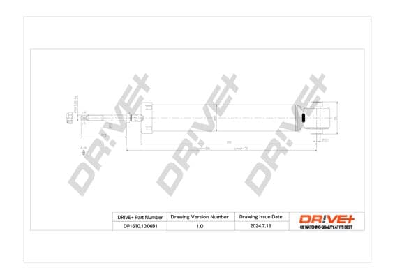Amortizatorius — Dr!ve+ DP1610.10.0691