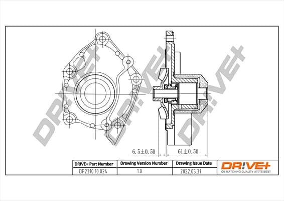 Dr!ve+ DP2310.10.024 Vandens siurblys
