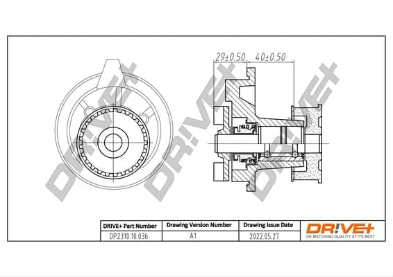 Dr!ve+ DP2310.10.036 Vandens siurblys