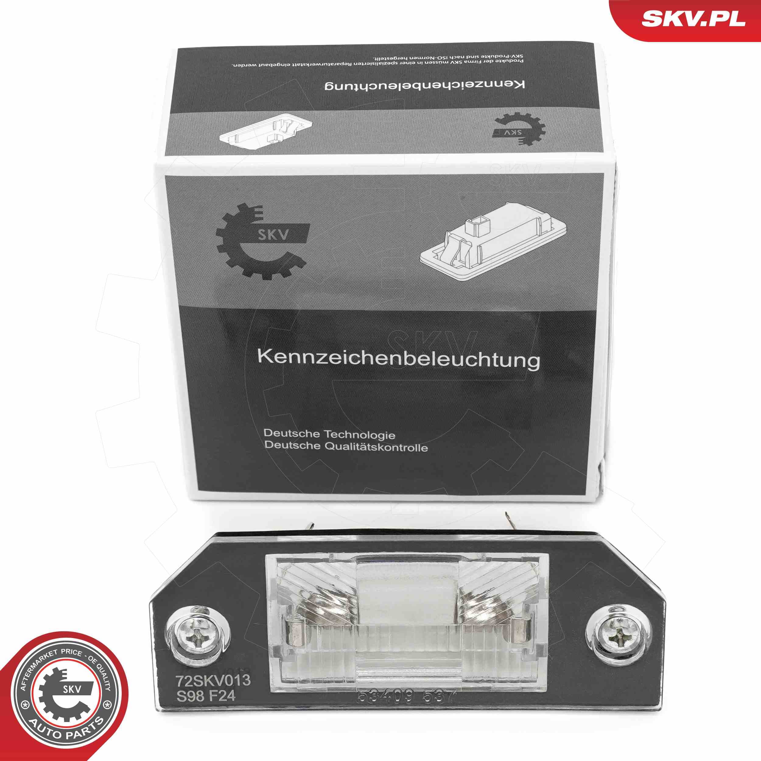 ESEN SKV 72SKV013 Valstybinio numerio apšvietimas