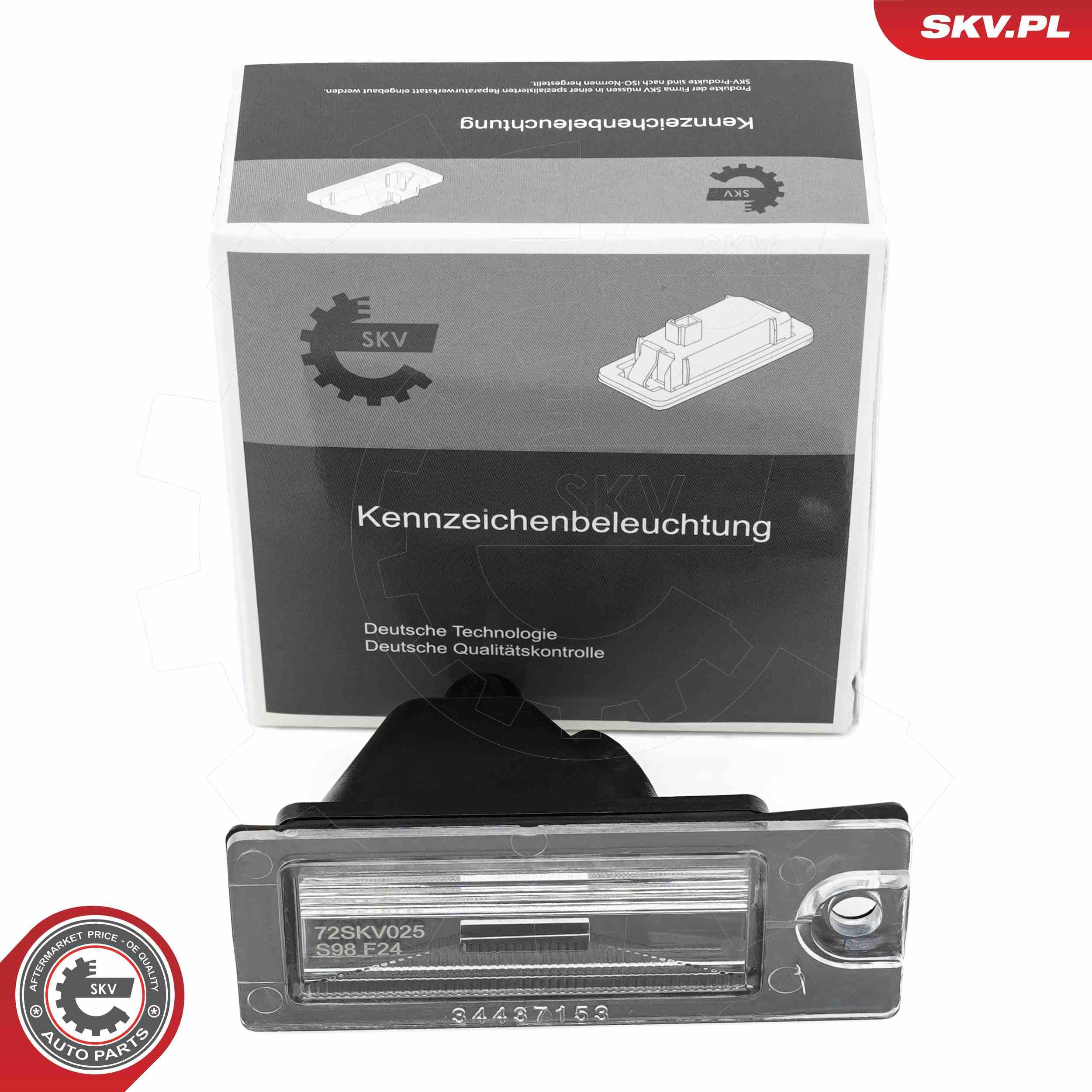 ESEN SKV 72SKV025 Valstybinio numerio apšvietimas