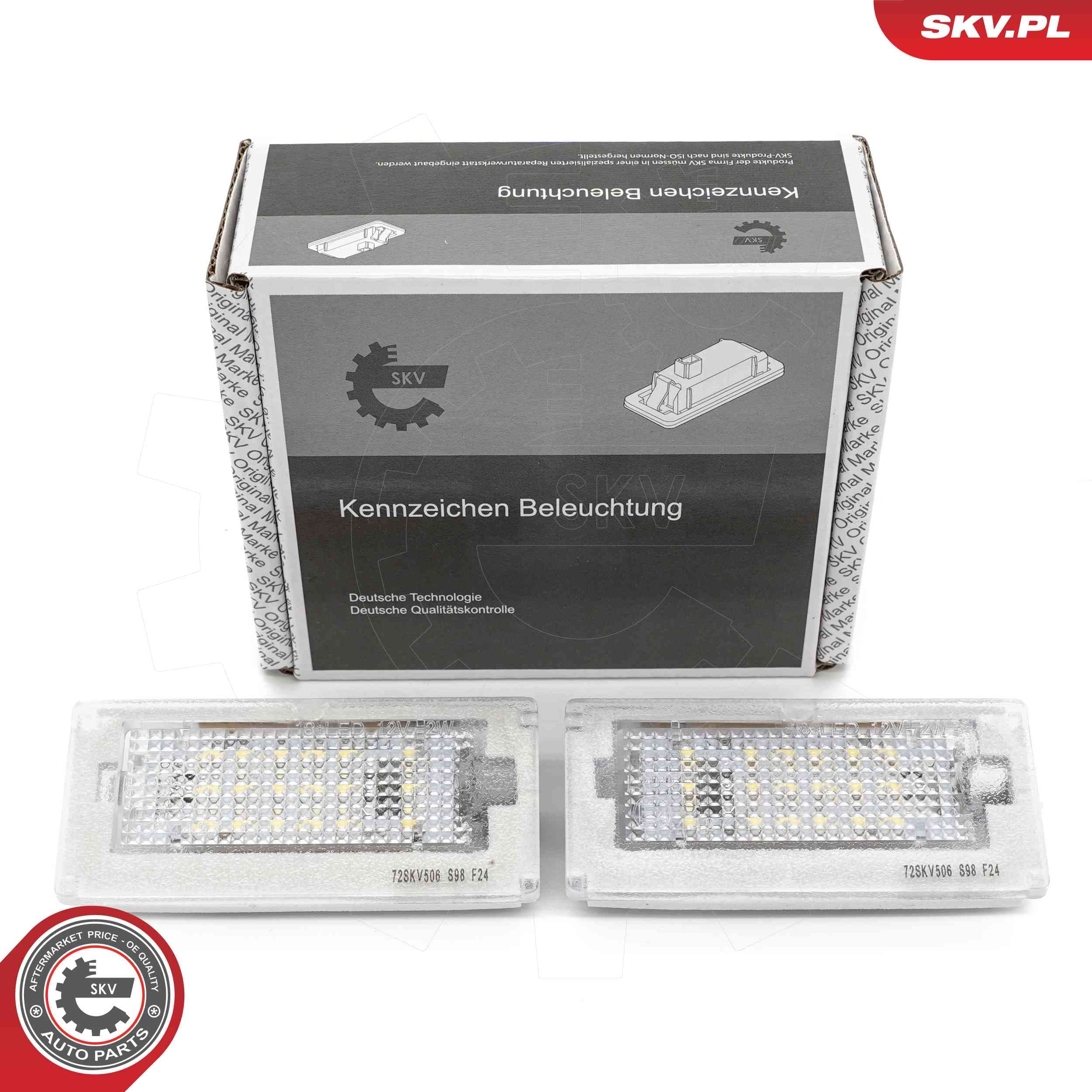 ESEN SKV 72SKV506 Valstybinio numerio apšvietimas